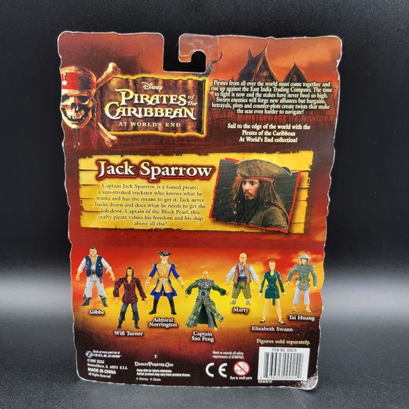 Disney Pirates of The Caribbean @ Worlds End Captain Jack Sparrow Figure 07' New - Picture 5 of 7